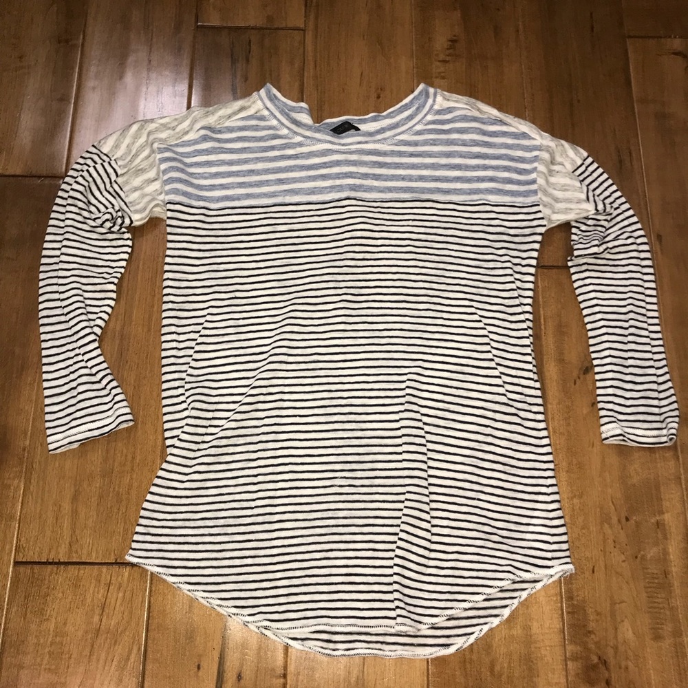 Striped Linen J.Crew Shirt